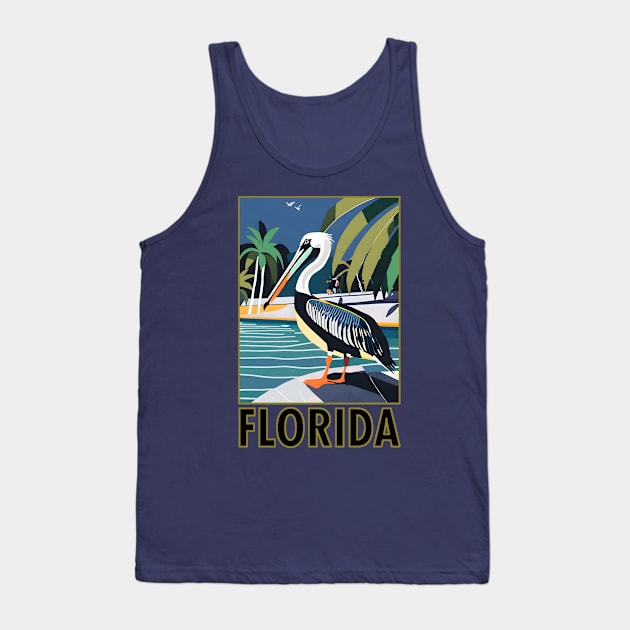 Florida Tank Top by Midcenturydave